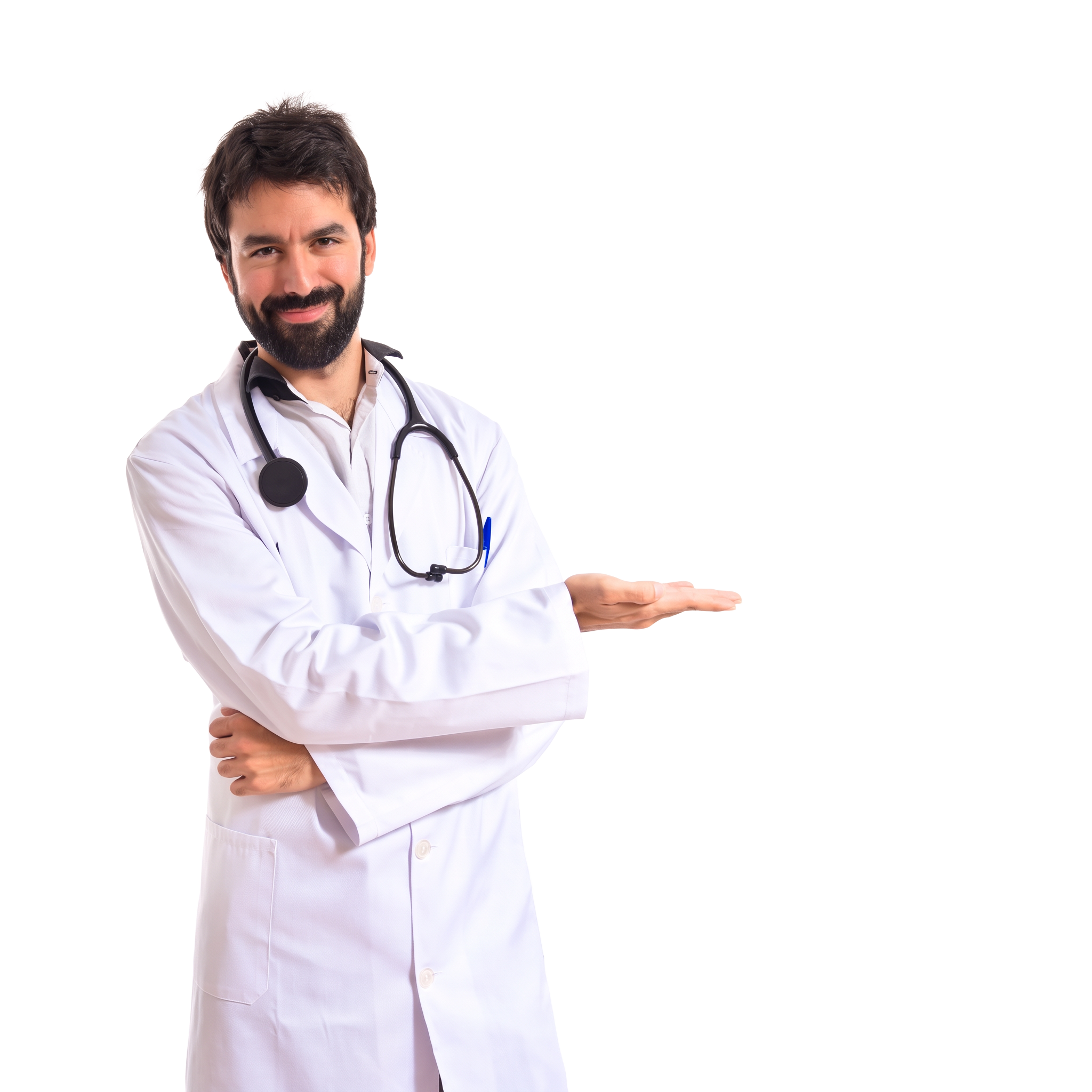 Médico apresentando o DDS-Card