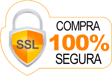 Selo de compra 100% segura com certificado SSL